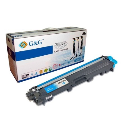 G&G BROTHER TN241C / TN245C / TN242C / TN246C  CYAN CARTUCHO DE TONER GENERICO BROTHER