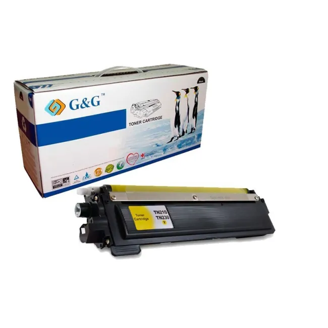 G&G TN230Y AMARILLO CARTUCHO DE TONER GENERICO BROTHER
