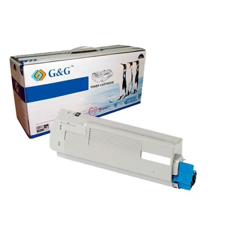 G&G OKI C5800 / C5900 / C5550MFP NEGRO CARTUCHO DE TONER GENERICO 43324424