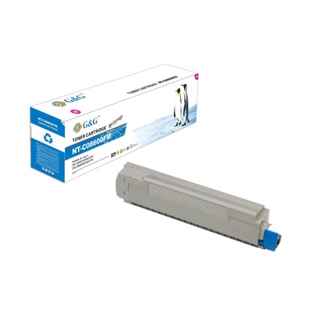 G&G OKI C8600 / C8800 MAGENTA CARTUCHO DE TONER GENERICO 43487710