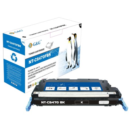 G&G HP Q6470A NEGRO CARTUCHO DE TONER GENERICO NÂº501A