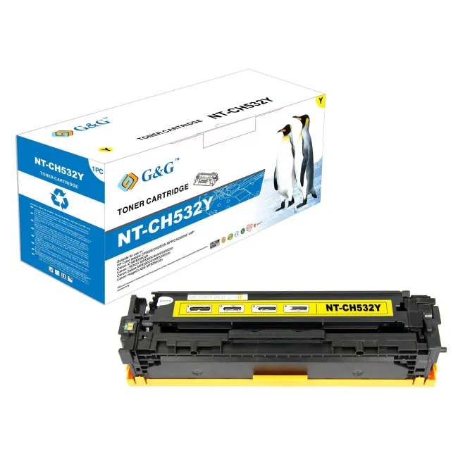 G&G HP CC532A AMARILLO CARTUCHO DE TONER GENERICO NÂº304A