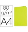 SUBCARPETA CARTULINA EXACOMPTA DIN A4 VERDE MENTA 80 GR