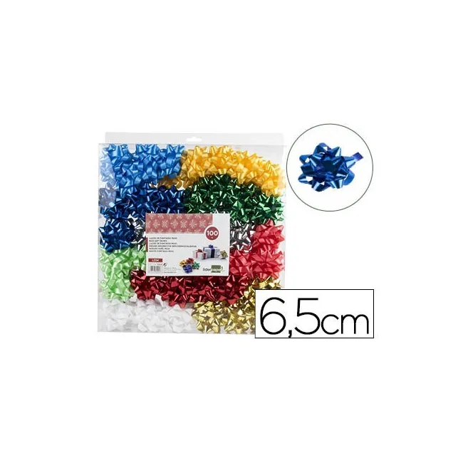 LAZOS LIDERPAPEL FANTASIA MAXI COLORES METALIZADOS SURTIDOS