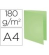 SUBCARPETA CARTULINA RECICLADA EXACOMPTA DIN A4 VERDE 180 GR