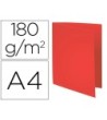 SUBCARPETA CARTULINA RECICLADA EXACOMPTA DIN A4 ROJO 180 GR