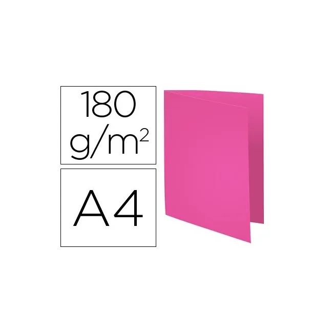 SUBCARPETA CARTULINA RECICLADA EXACOMPTA DIN A4 FUCSIA 180 GR