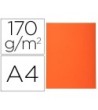 SUBCARPETA CARTULINA RECICLADA EXACOMPTA DIN A4 NARANJA 170 GR