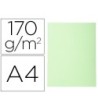 SUBCARPETA CARTULINA RECICLADA EXACOMPTA DIN A4 VERDE CLARO 170 GR