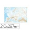 MAPA MUDO TEIDE B/N DIN A4 EUROPA -FISICO