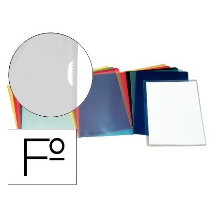 CARPETA ESSELTE DOSSIER UÑERO PLASTICO FOLIO TRANSPARENTE 110 MICRAS