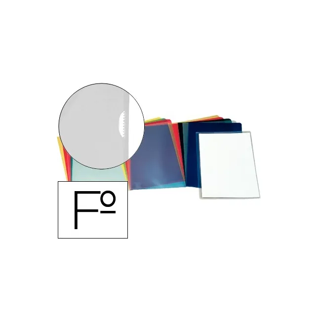 CARPETA ESSELTE DOSSIER UÑERO PLASTICO FOLIO TRANSPARENTE 110 MICRAS