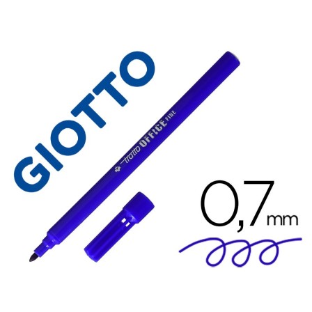 ROTULADOR TRATTO OFFICE FINE PUNTA DE FIBRA TRAZO 0,7 MM AZUL
