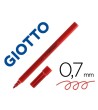 ROTULADOR TRATTO OFFICE FINE PUNTA DE FIBRA TRAZO 0,7 MM ROJO