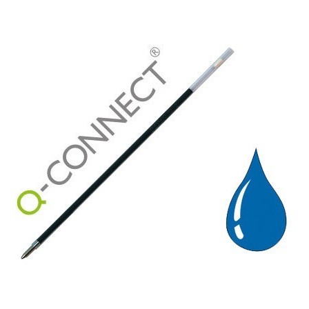 RECAMBIO BOLIGRAFO EXTENSIBLE Q-CONNECT KF00233 AZUL