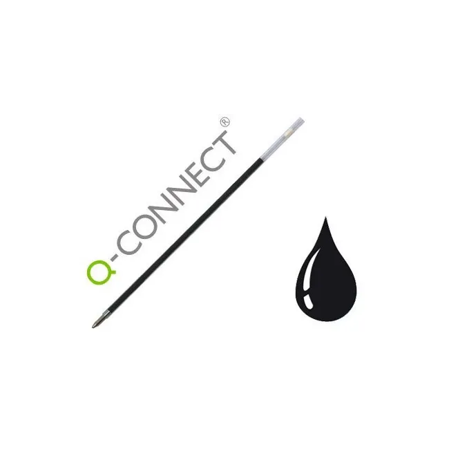 RECAMBIO BOLIGRAFO EXTENSIBLE Q-CONNECT KF00233 NEGRO
