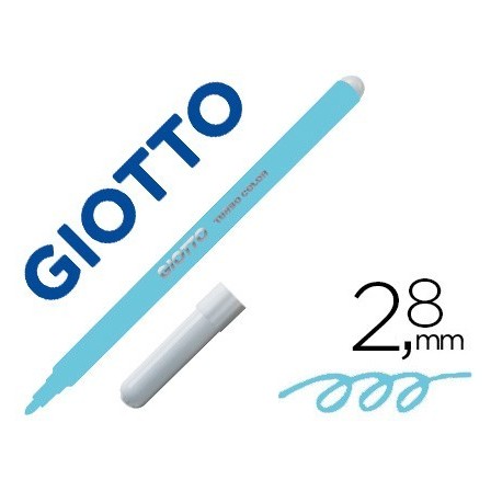 ROTULADOR GIOTTO TURBO COLOR LAVABLE CON PUNTA BLOQUEADA UNICOLOR A...