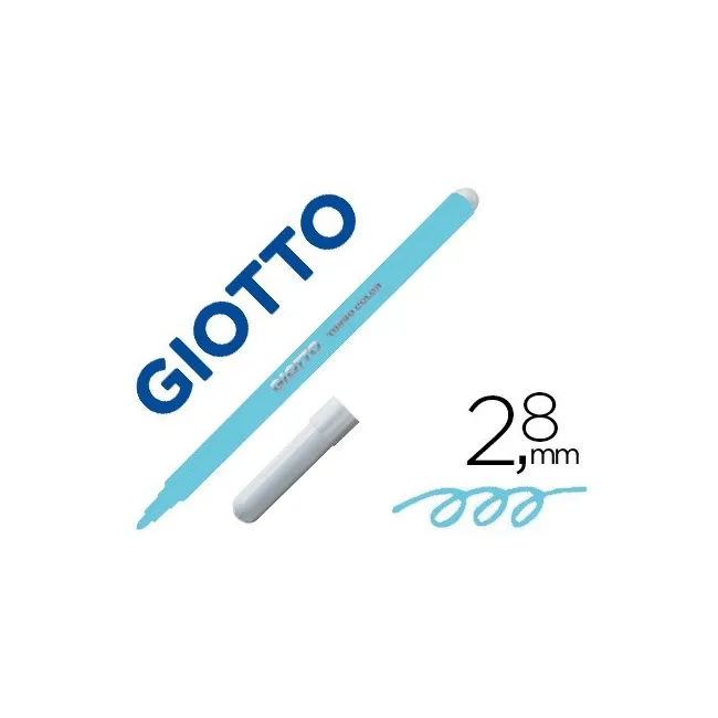 ROTULADOR GIOTTO TURBO COLOR LAVABLE CON PUNTA BLOQUEADA UNICOLOR A...