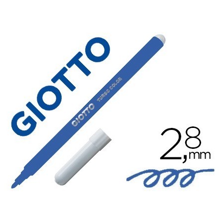 ROTULADOR GIOTTO TURBO COLOR LAVABLE CON PUNTA BLOQUEADA UNICOLOR A...