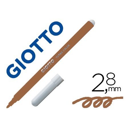 ROTULADOR GIOTTO TURBO COLOR LAVABLE CON PUNTA BLOQUEADA UNICOLOR M...