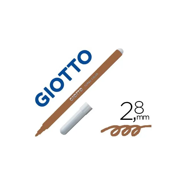 ROTULADOR GIOTTO TURBO COLOR LAVABLE CON PUNTA BLOQUEADA UNICOLOR M...