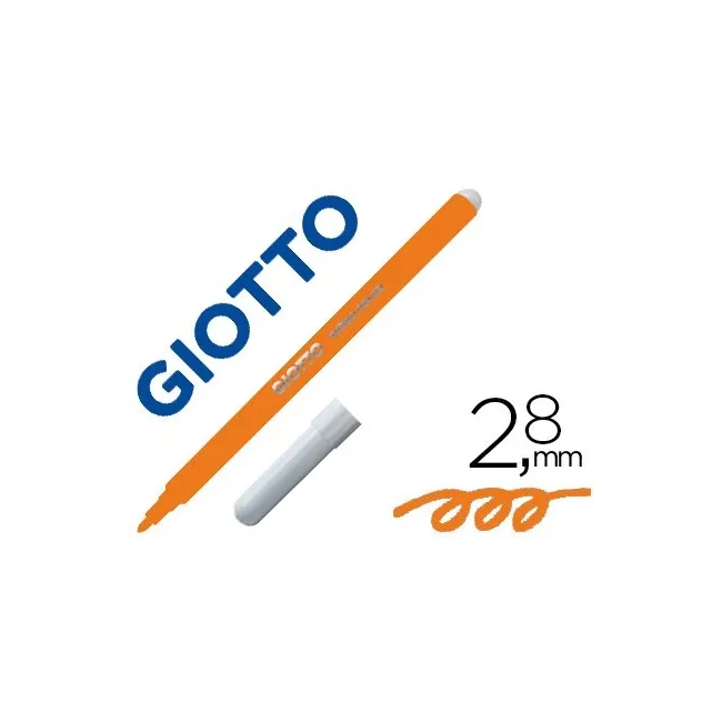 ROTULADOR GIOTTO TURBO COLOR LAVABLE CON PUNTA BLOQUEADA UNICOLOR N...