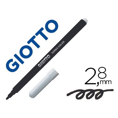 ROTULADOR GIOTTO TURBO COLOR LAVABLE CON PUNTA BLOQUEADA UNICOLOR N...