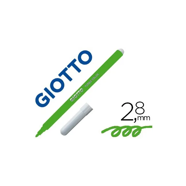 ROTULADOR GIOTTO TURBO COLOR LAVABLE CON PUNTA BLOQUEADA UNICOLOR V...