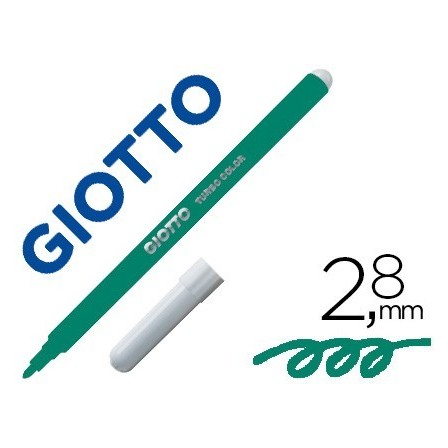 ROTULADOR GIOTTO TURBO COLOR LAVABLE CON PUNTA BLOQUEADA UNICOLOR V...