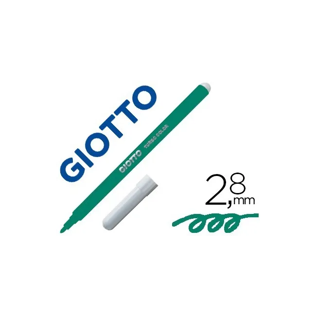 ROTULADOR GIOTTO TURBO COLOR LAVABLE CON PUNTA BLOQUEADA UNICOLOR V...