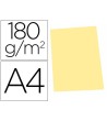 SUBCARPETA CARTULINA GIO DIN A4 AMARILLO PASTEL 180 G/M2