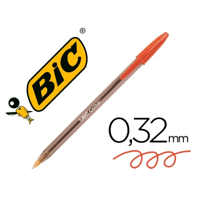 BOLIGRAFO BIC CRISTAL ROJO -UNIDAD