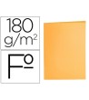 SUBCARPETA LIDERPAPEL FOLIO NARANJA INTENSO 185G/M2