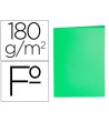 SUBCARPETA LIDERPAPEL FOLIO VERDE INTENSO 185G/M2