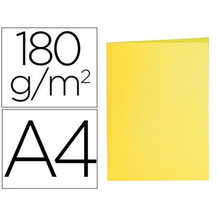 SUBCARPETA LIDERPAPEL A4 AMARILLO INTENSO 185G/M2
