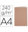 SUBCARPETA LIDERPAPEL A4 KRAFTINTERIOR BLANCO 240G/M2