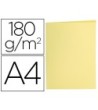 SUBCARPETA LIDERPAPEL A4 AMARILLO PASTEL 180G/M2