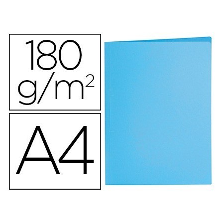 SUBCARPETA LIDERPAPEL A4 AZUL PASTEL 180G/M2