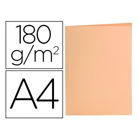 SUBCARPETA LIDERPAPEL A4 NARANJA PASTEL 180G/M2