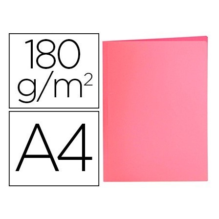 SUBCARPETA LIDERPAPEL A4 ROSA PASTEL 180G/M2