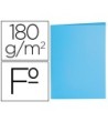 SUBCARPETA LIDERPAPEL FOLIO AZUL PASTEL 180G/M2