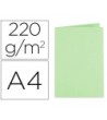 SUBCARPETA CARTULINA EXACOMPTADIN A4 VERDE 250 GR