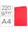 SUBCARPETA CARTULINA EXACOMPTADIN A4 ROJO 250 GR