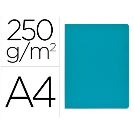 SUBCARPETA CARTULINA GIO SIMPLE INTENSO DIN A4 AZUL 250G/M2
