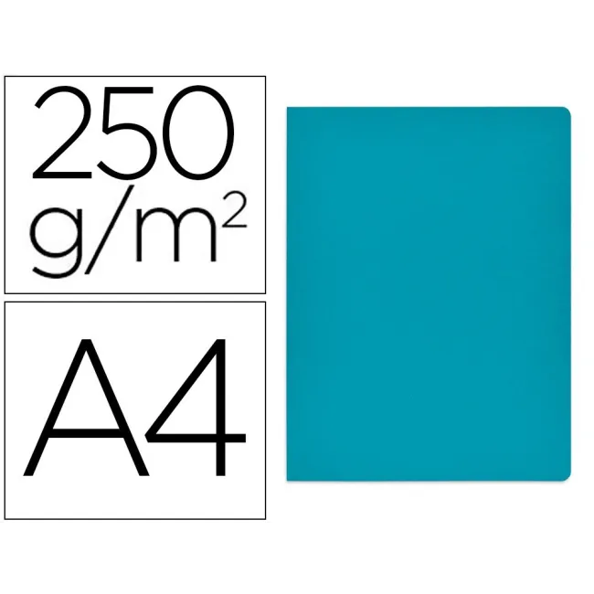 SUBCARPETA CARTULINA GIO SIMPLE INTENSO DIN A4 AZUL 250G/M2