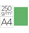 SUBCARPETA CARTULINA GIO SIMPLE INTENSO DIN A4 VERDE 250G/M2