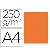 SUBCARPETA CARTULINA GIO SIMPLE INTENSO DIN A4 NARANJA 250G/M2