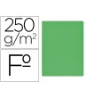 SUBCARPETA CARTULINA GIO SIMPLE INTENSO FOLIO VERDE 250G/M2