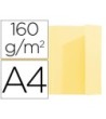 SUBCARPETA EXACOMPTA DIN A4 AMARILLO 160G/M2 CON SOLAPA INTERIOR
