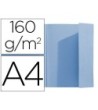 SUBCARPETA EXACOMPTA DIN A4 AZUL 160G/M2 CON SOLAPA INTERIOR